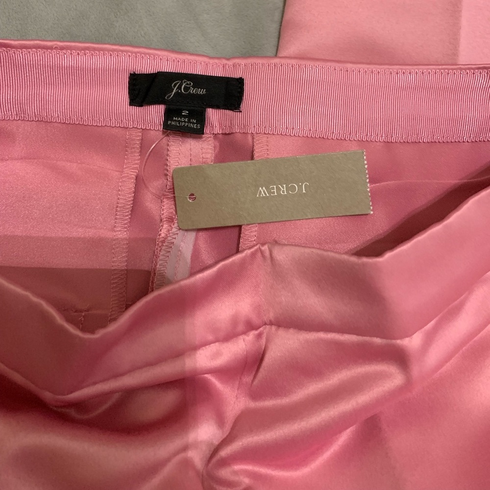 J. Crew soft rose pastel powder pink peter pant 2 - Picture 4 of 5